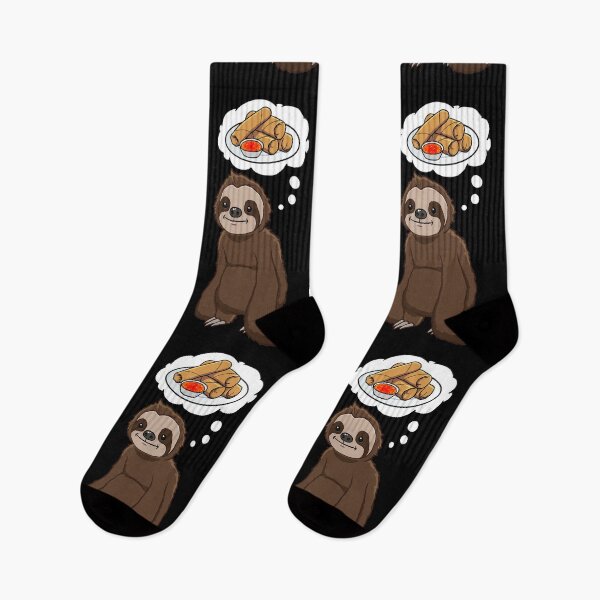 Item preview, Sloth thinking about eating Spring Rolls designed and sold by jonmlam.