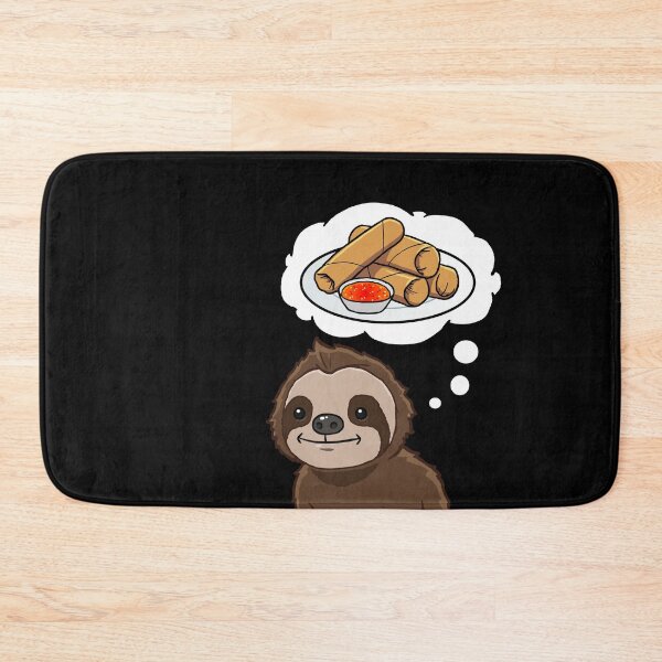 Item preview, Sloth thinking about eating Spring Rolls designed and sold by jonmlam.