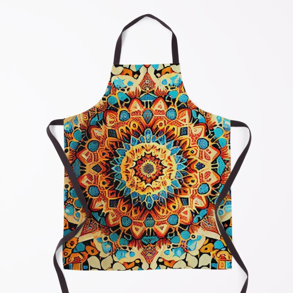 Item preview, Mosiac Explosive Bohemian Pattern Digital Painting designed and sold by CodeAndColors.