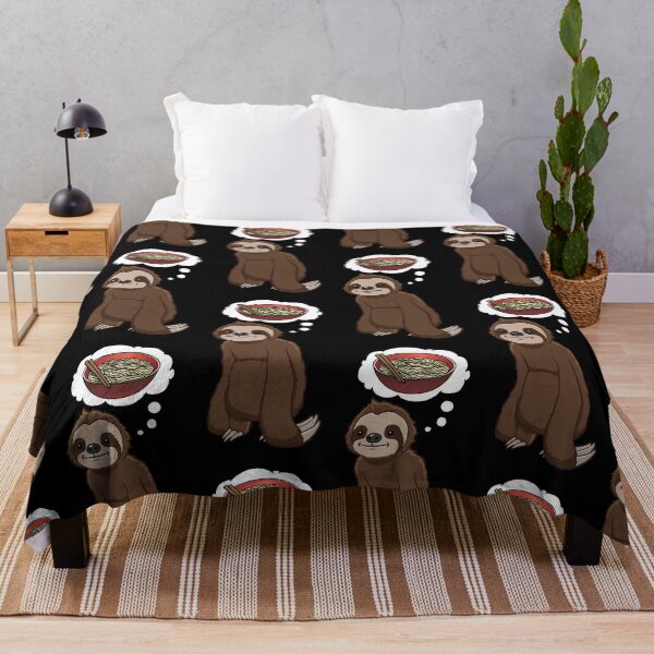 Item preview, Sloth thinking about Instant Noodles designed and sold by jonmlam.