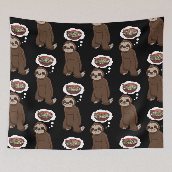 Item preview, Sloth thinking about Instant Noodles designed and sold by jonmlam.
