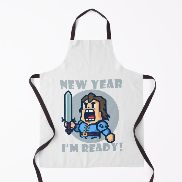 Item preview, Retro Gaming New Year warrior designed and sold by rodmendonca.