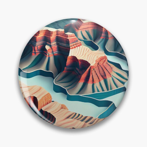 Artikelvorschau, Grand Canyon Pattern Digital Painting entworfen und verkauft von CodeAndColors.