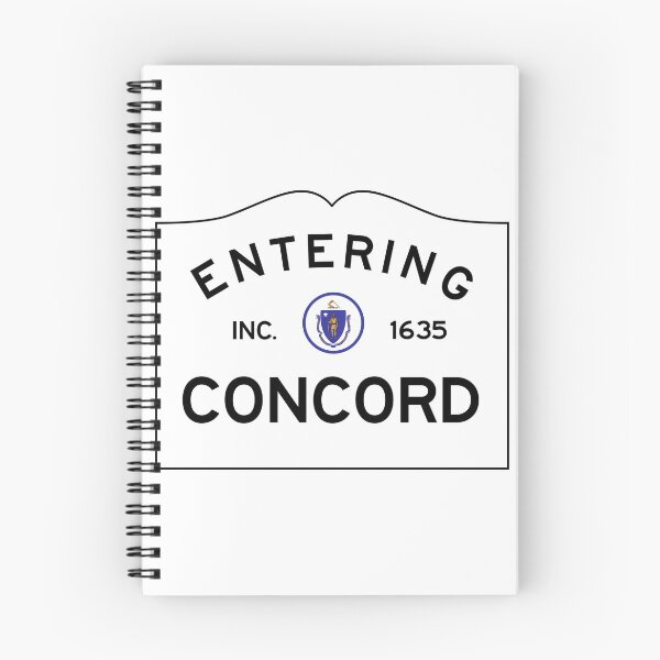 Item preview, Entering Concord Massachusetts, Commonwealth of Massachusetts Road Sign designed and sold by NewNomads.