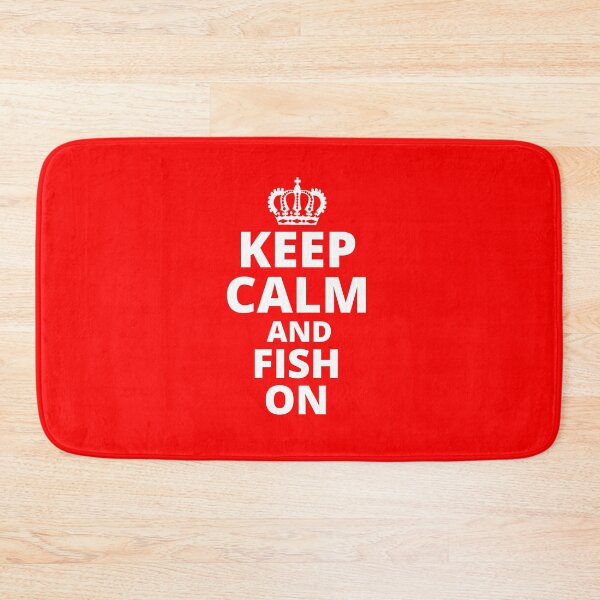 Item preview, Keep Calm and Fish On designed and sold by LiToDesignCo.