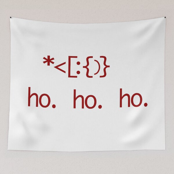 Item preview, ho. ho. ho. *<[:{)} Emoticon Santa Claus Beard Merry Christmas! designed and sold by starkle.