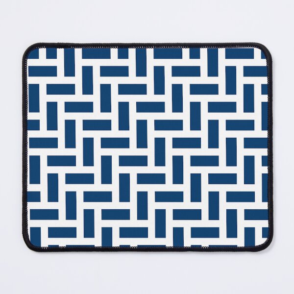 Item preview, Navy Blue Herringbone Pattern ,herringbone brick pattern,diagonal herringbone, designed and sold by Tamas Das.