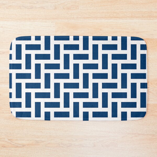 Item preview, Navy Blue Herringbone Pattern ,herringbone brick pattern,diagonal herringbone, designed and sold by Tamas Das.