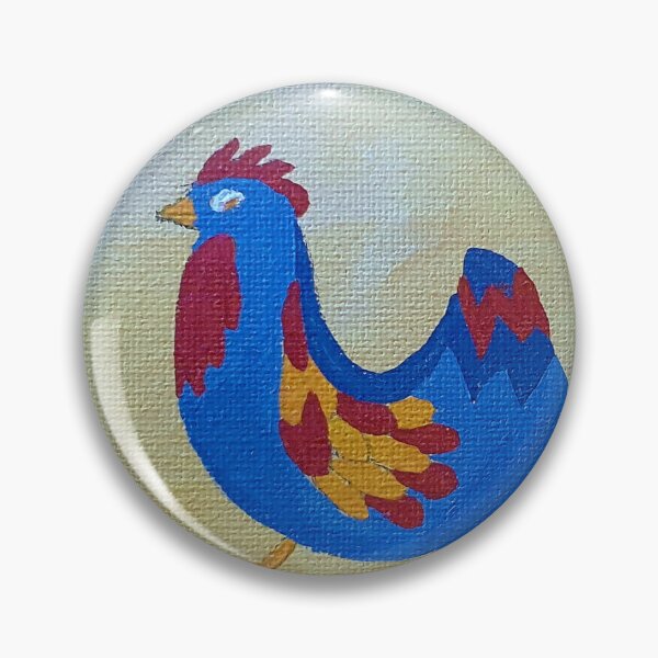 Item preview, Blue Chicken Painting designed and sold by Leonie Mac Lean.