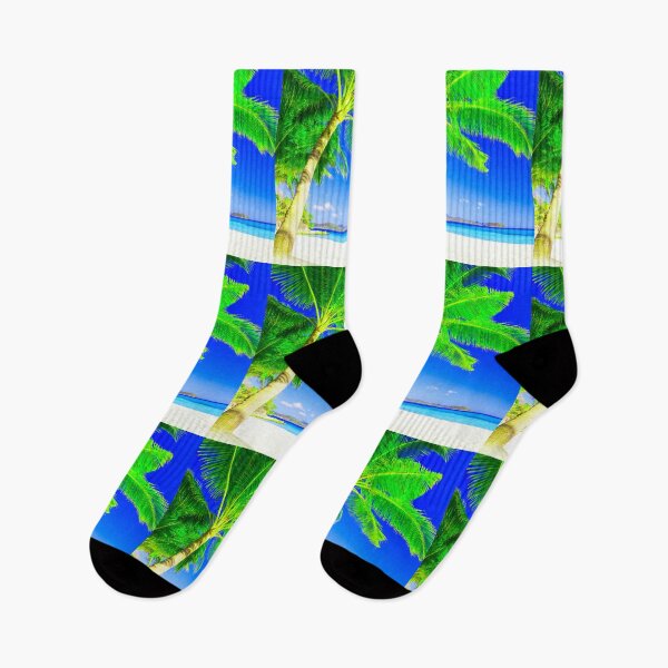 Item preview, Beautiful California beach with palm designed and sold by The Love Quill.