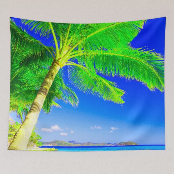 Item preview, Beautiful California beach with palm designed and sold by The Love Quill.