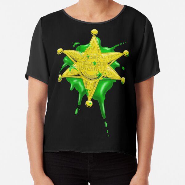 Snot That Ate Port Harry - Badge Chiffon Top