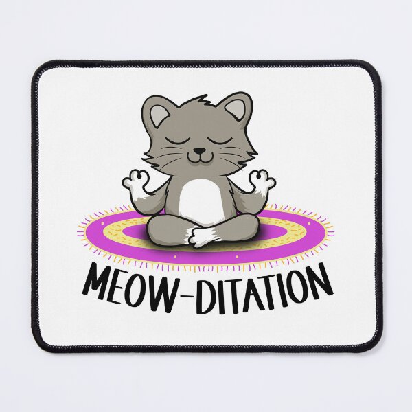 Item preview, Meow-ditation designed and sold by FASHIONGALLERIA.