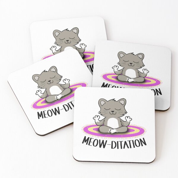 Item preview, Meow-ditation designed and sold by FASHIONGALLERIA.