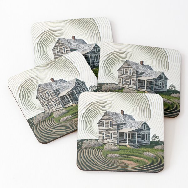 Item preview, Swirling Modern Farmhouse Pattern Digital Painting designed and sold by CodeAndColors.