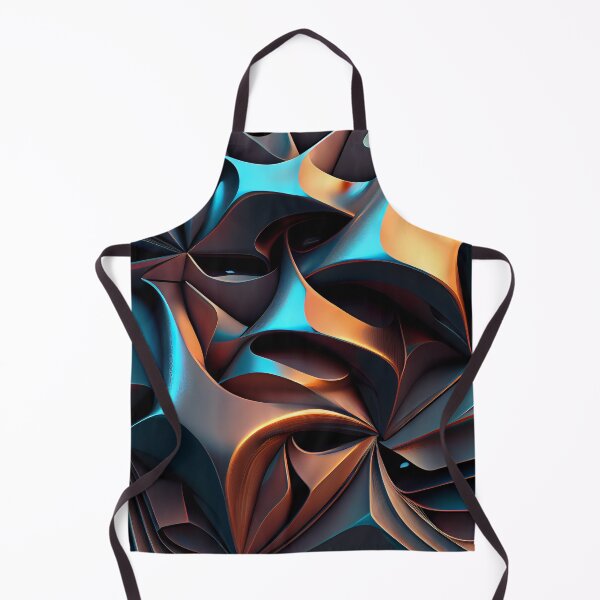 Aperçu de l'œuvre Cool Calming Futuristic Contemporary Pattern Digital Painting créée et vendue par CodeAndColors.
