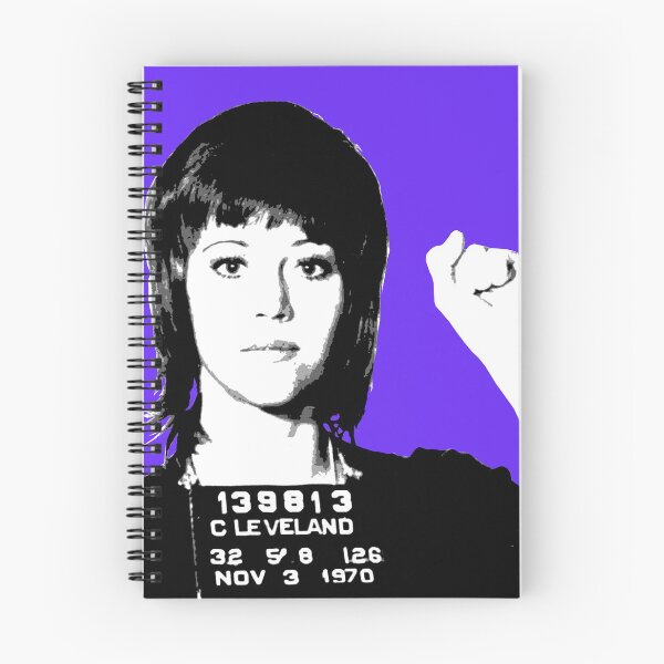 Item preview, Jane Fonda Mug Shot - Purple designed and sold by Gary Hogben.