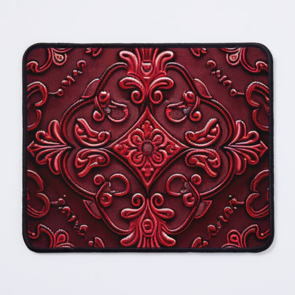 Item preview, Luxury Red Coarse Western Pattern Digital Painting designed and sold by CodeAndColors.