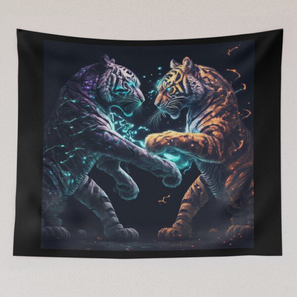 Item preview, Tigers face to face  designed and sold by Newtaste-Store.