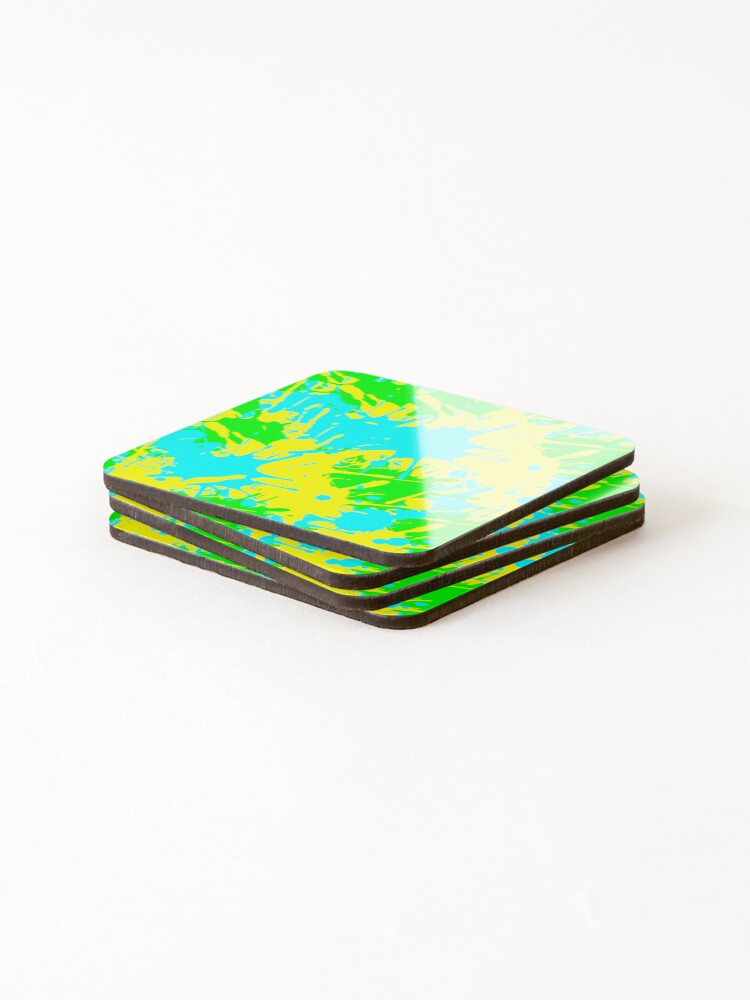 Thumbnail 4 of 5, Coasters (Set of 4), Color Combination Pattern designed and sold by TowTees.
