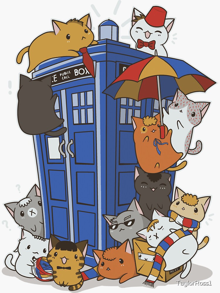 Thumbnail 3 of 3, Sticker, Kitten Who designed and sold by TaylorRoss1.