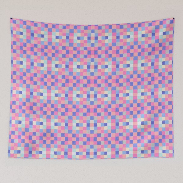 Item preview, Modern Colorful Geometric Squares Pattern designed and sold by NdesignTrend.