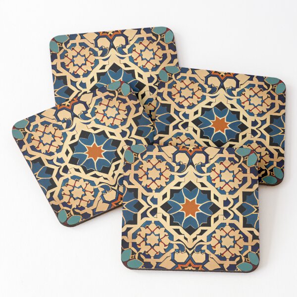 Item preview, Designer Thick Moroccan Pattern Digital Painting designed and sold by CodeAndColors.