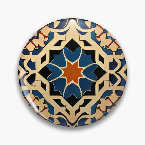 Item preview, Designer Thick Moroccan Pattern Digital Painting designed and sold by CodeAndColors.