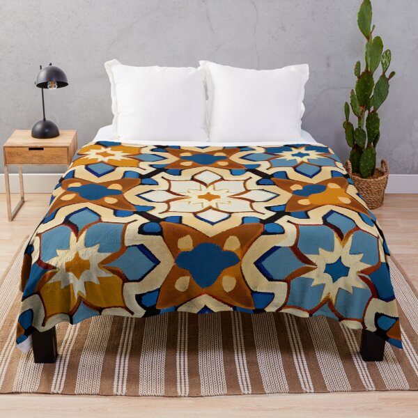 Item preview, Designer Thick Moroccan Pattern Digital Painting designed and sold by CodeAndColors.