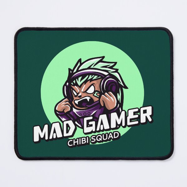 Item preview, Cutest Chibi Adorable Mad Gamer Anime Design designed and sold by majnate.