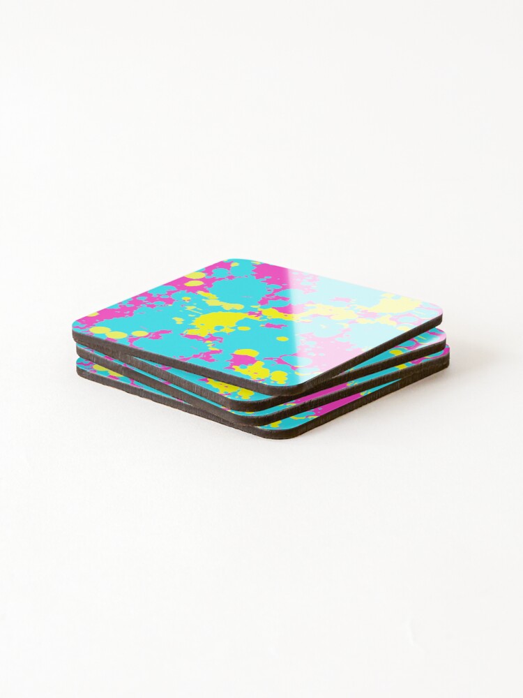 Thumbnail 4 of 5, Coasters (Set of 4), Color Combination Pattern designed and sold by TowTees.