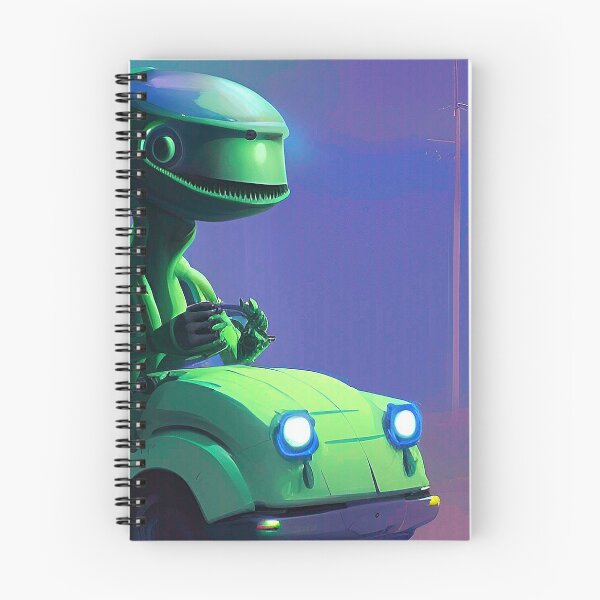 Item preview, Funny alien art. Extraterrestrial driving car designed and sold by Neo-Expression.