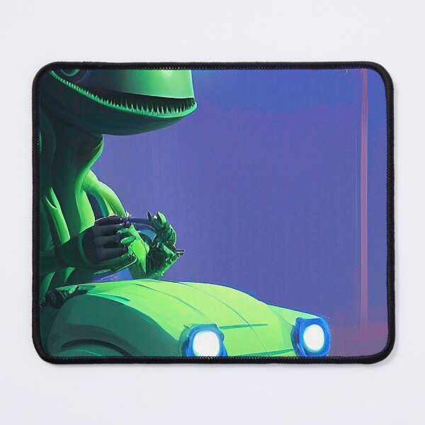 Item preview, Funny alien art. Extraterrestrial driving car designed and sold by Neo-Expression.