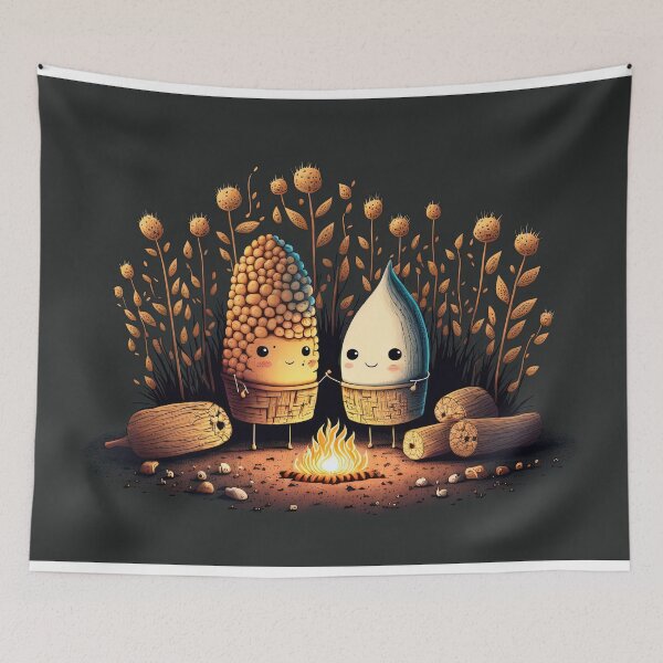 Item preview, Corn and marshmallow bonfire designed and sold by Michael Bollin.