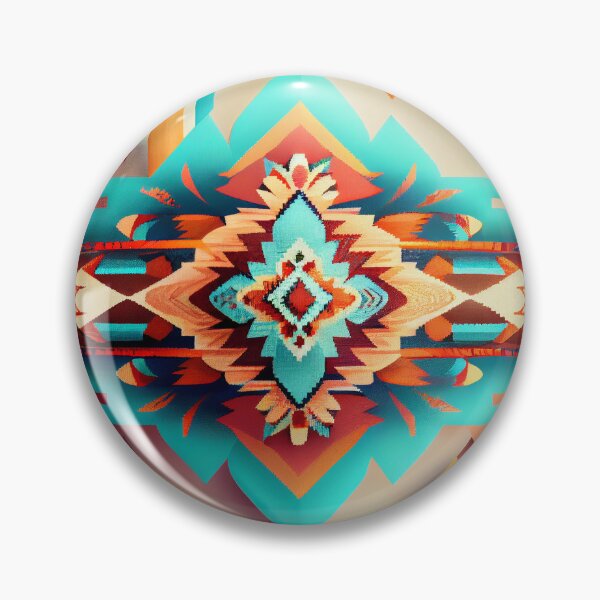 Artikelvorschau, Delicate Saturated Southwestern Pattern Digital Painting entworfen und verkauft von CodeAndColors.
