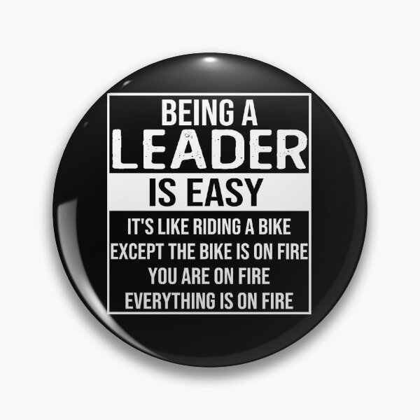 Item preview, Funny leader saying: being a leader is easy leader gifts designed and sold by alaechamlal.