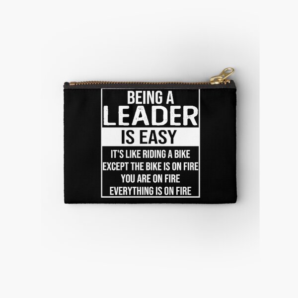 Item preview, Funny leader saying: being a leader is easy leader gifts designed and sold by alaechamlal.