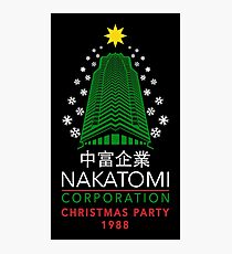 Nakatomi Corporation Christmas Party Snowflake Tower Photographic Print