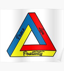 "Peace Love & Positivity" - Logic Poster