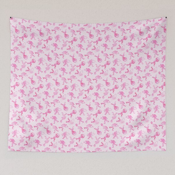 Item preview, Love Core Bigfoot in Pink Watercolor | Valentine Sasquatch  designed and sold by Zab Butler Design.