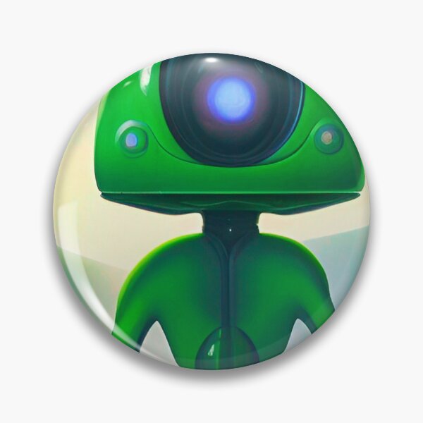 Item preview, Funny alien art. Science fiction robotic extraterrestrial designed and sold by Neo-Expression.
