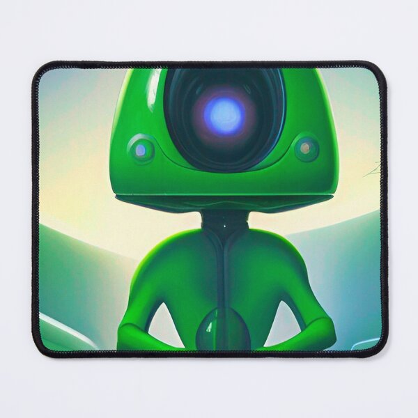 Item preview, Funny alien art. Science fiction robotic extraterrestrial designed and sold by Neo-Expression.