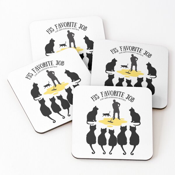 Item preview, Cats humor Funny cats are watching their owner designed and sold by GorinART.