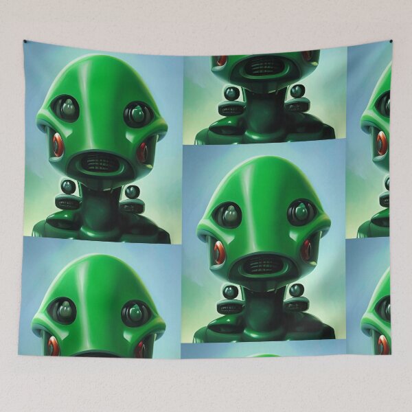 Item preview, Funny alien art. Colorful extraterrestrial designed and sold by Neo-Expression.