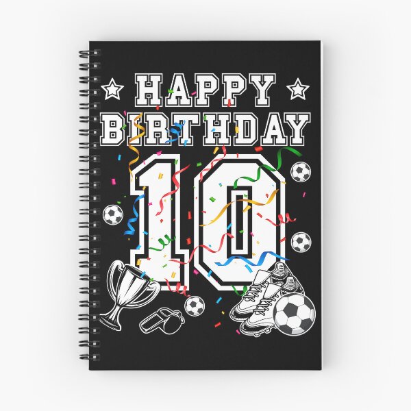 Item preview, Soccer Birthday 10 Years Soccer jersey Soccer ball designed and sold by Shirt-Designs.
