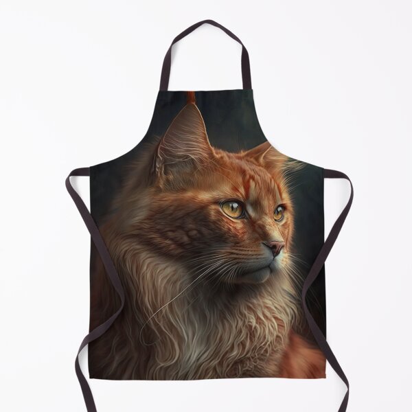 Item preview, Serious Cat portrait  designed and sold by KoolArtDistrict.