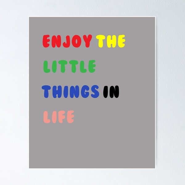 Item preview, enjoy the little things in life  6 designed and sold by FLOWER--ART.