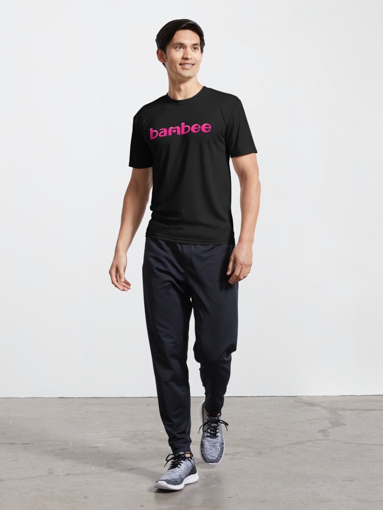 Alternate view of Bambee pink logo Active T-Shirt