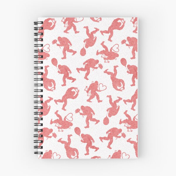 Item preview, Love Core Bigfoot in Red Watercolor | Valentine Sasquatch  designed and sold by Zab Butler Design.