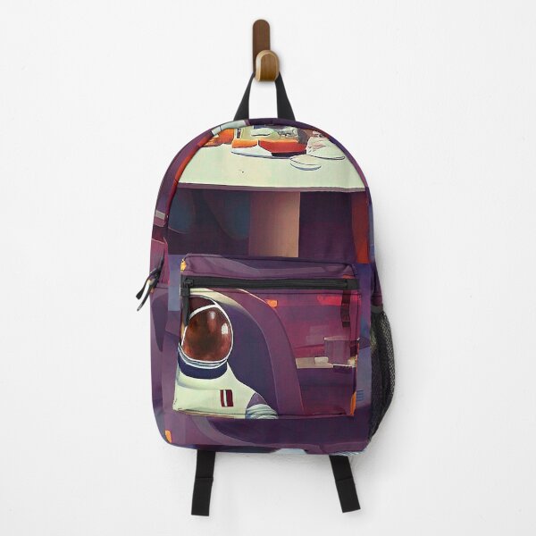 Item preview, Astronaut dining in space restaurant. Vintage style designed and sold by Neo-Expression.